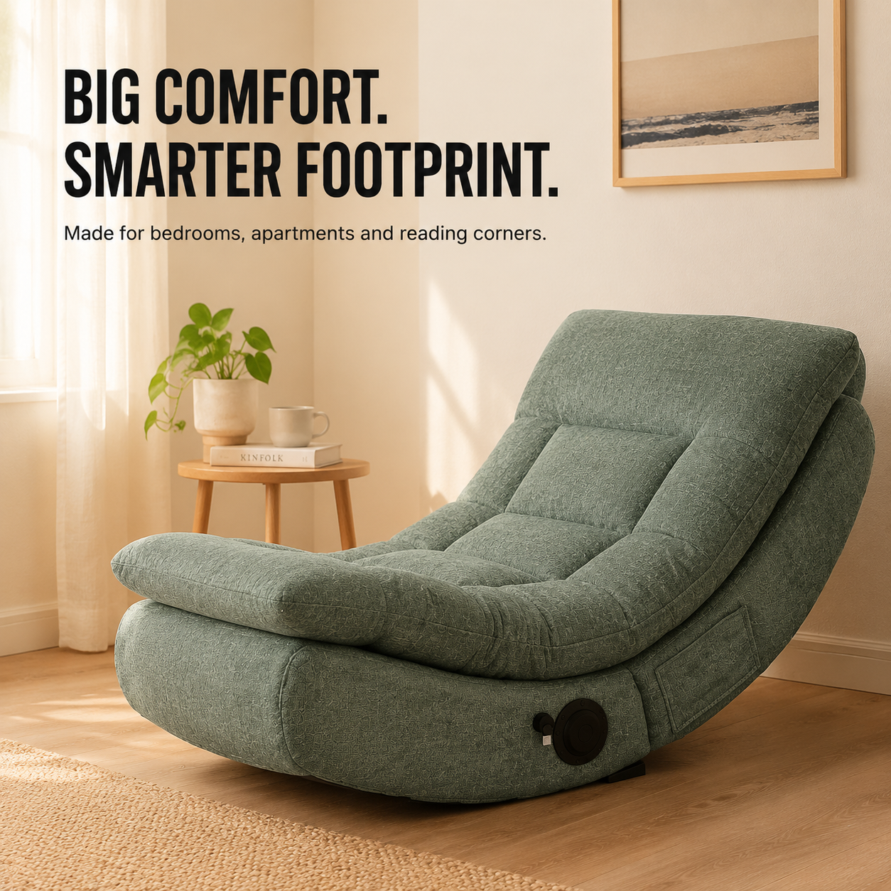 CloudCurve™ 4-in-1 Convertible Lounge Chair