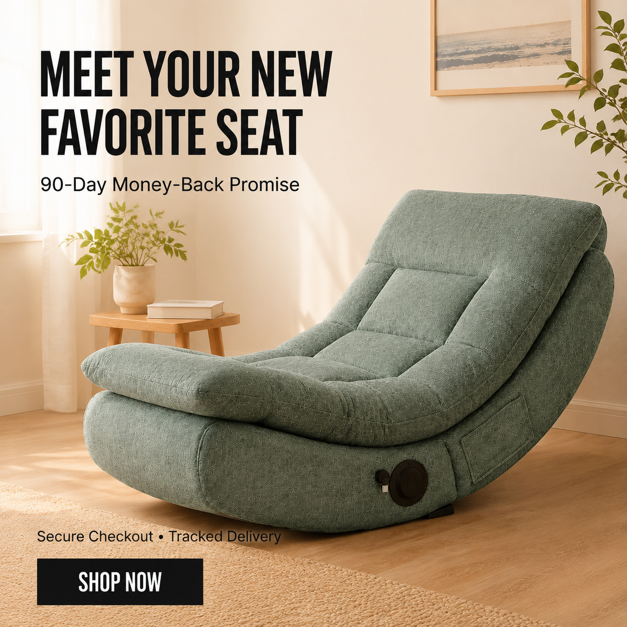 CloudCurve™ 4-in-1 Convertible Lounge Chair