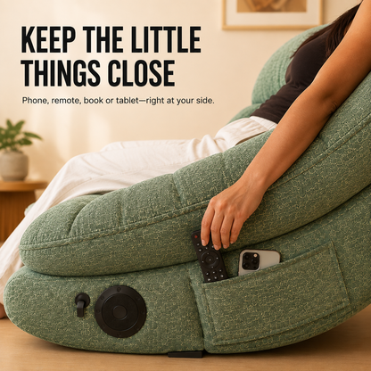 CloudCurve™ 4-in-1 Convertible Lounge Chair