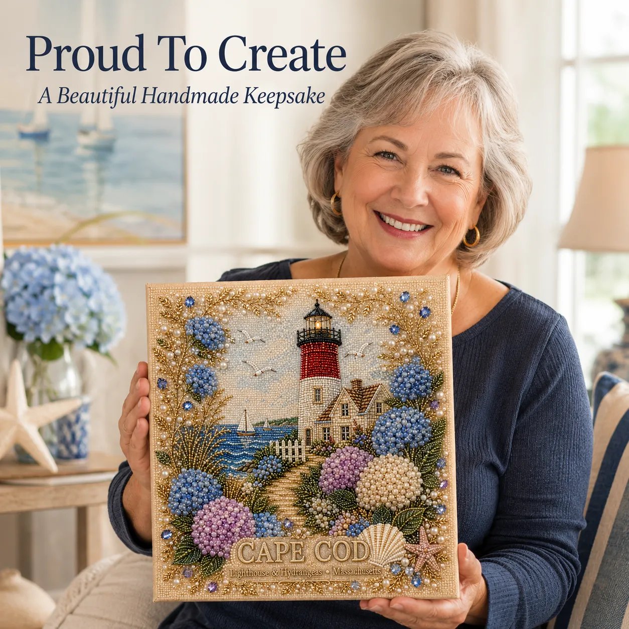 Timeless American Destinations Pearl Art Kit 🗽🏞️ – DIY Beaded Travel‑Inspired Wall Art