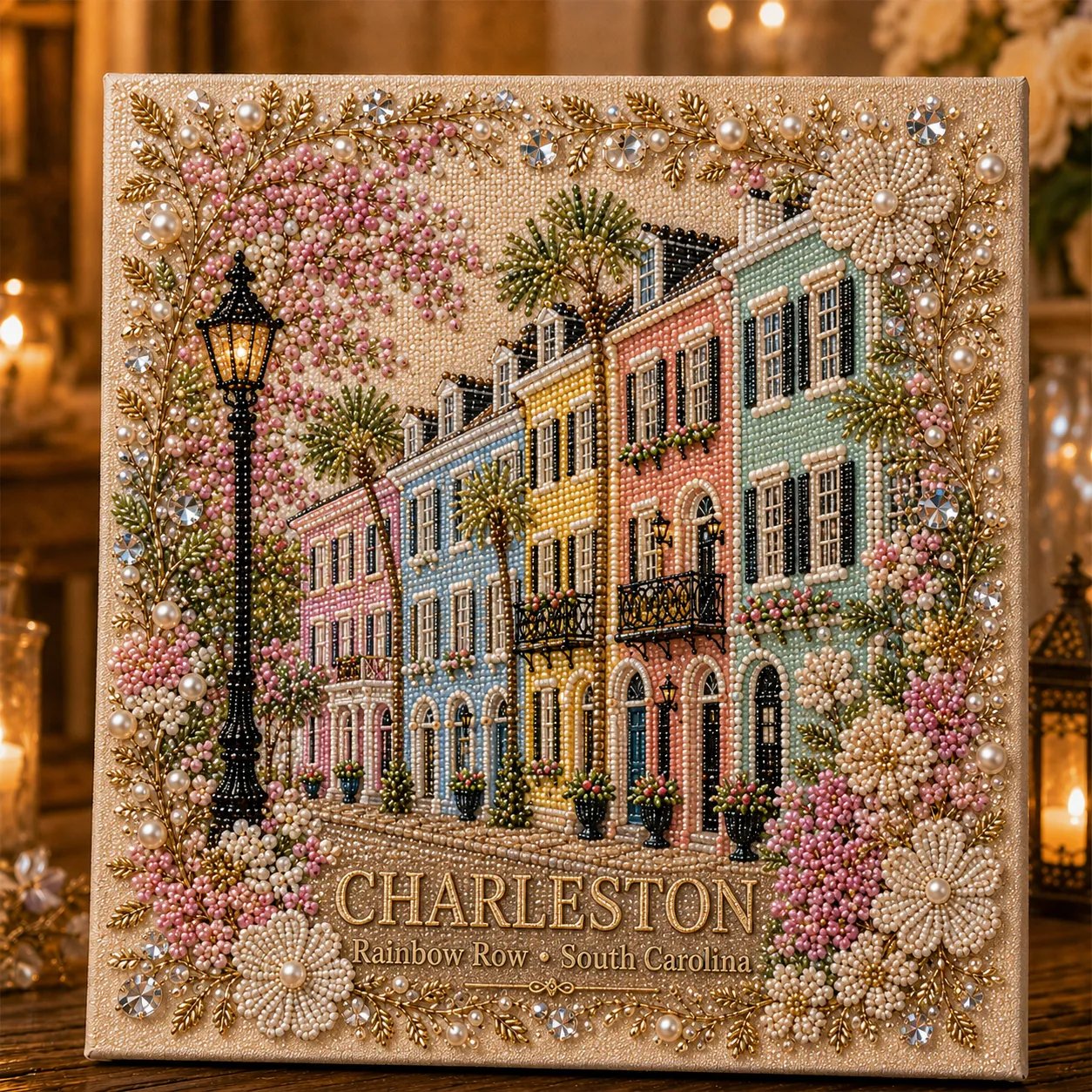 Timeless American Destinations Pearl Art Kit 🗽🏞️ – DIY Beaded Travel‑Inspired Wall Art