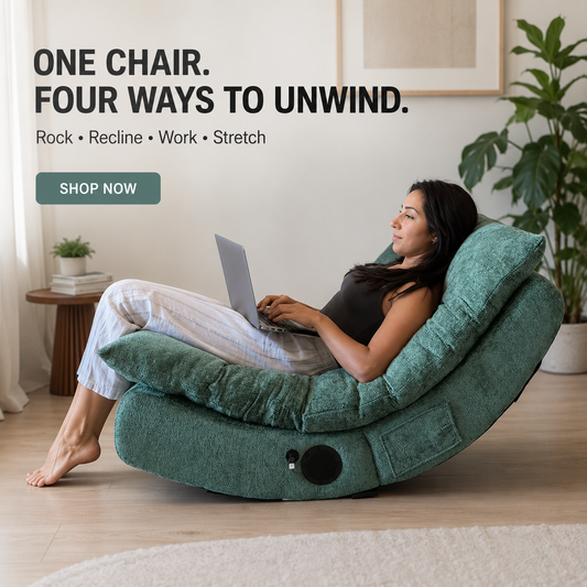 CloudCurve™ 4-in-1 Convertible Lounge Chair