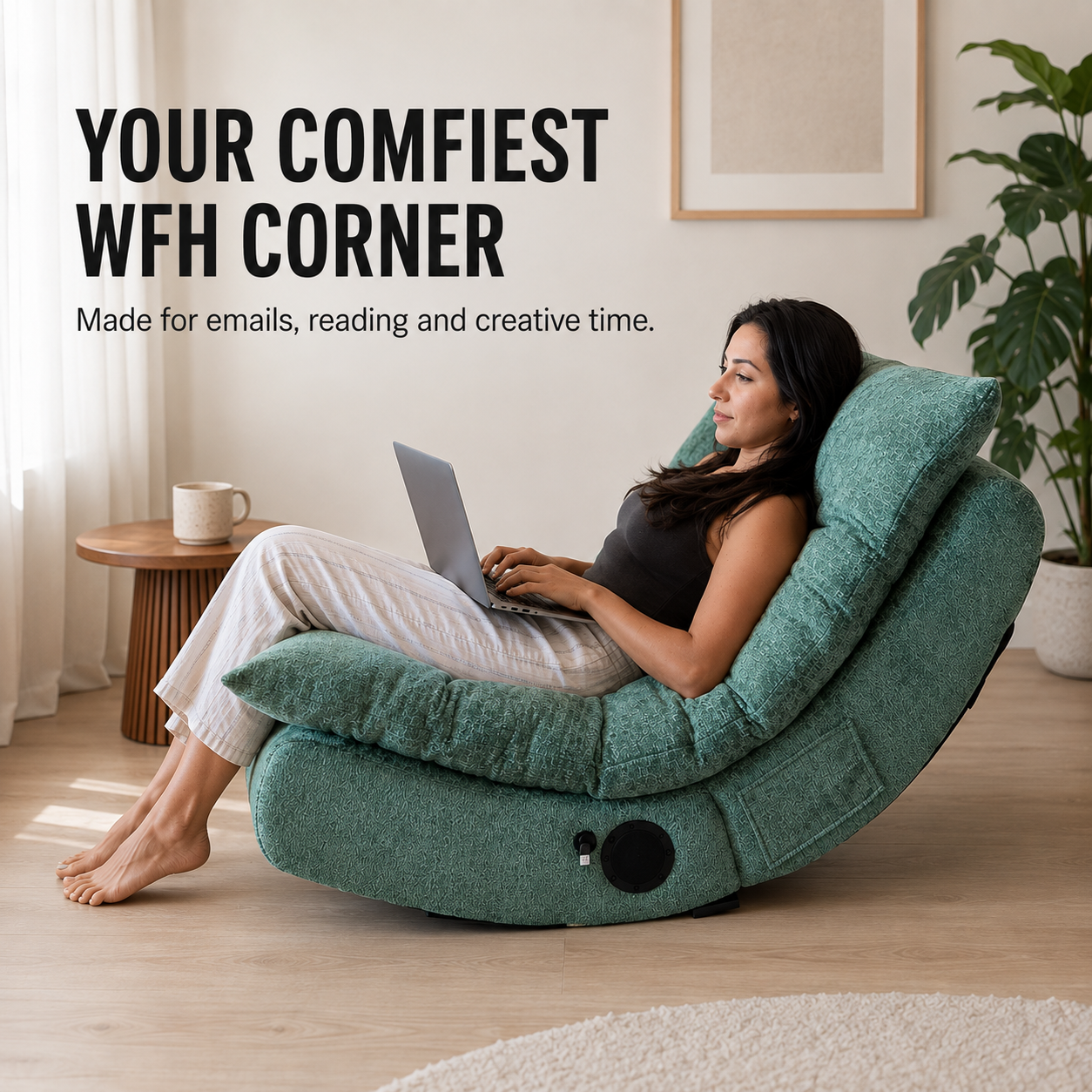 CloudCurve™ 4-in-1 Convertible Lounge Chair